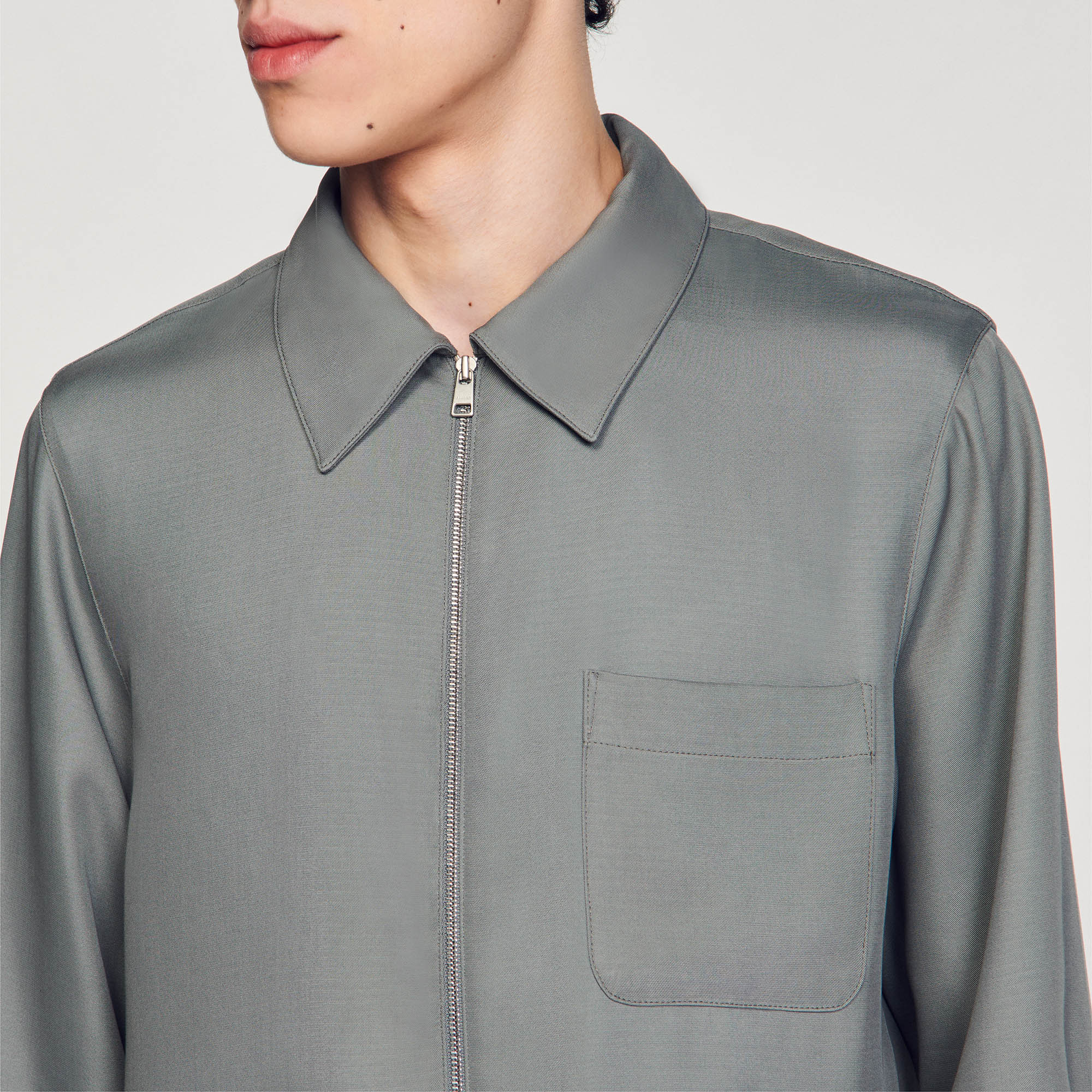 FULL ZIP UP SHIRT | CONSISTER