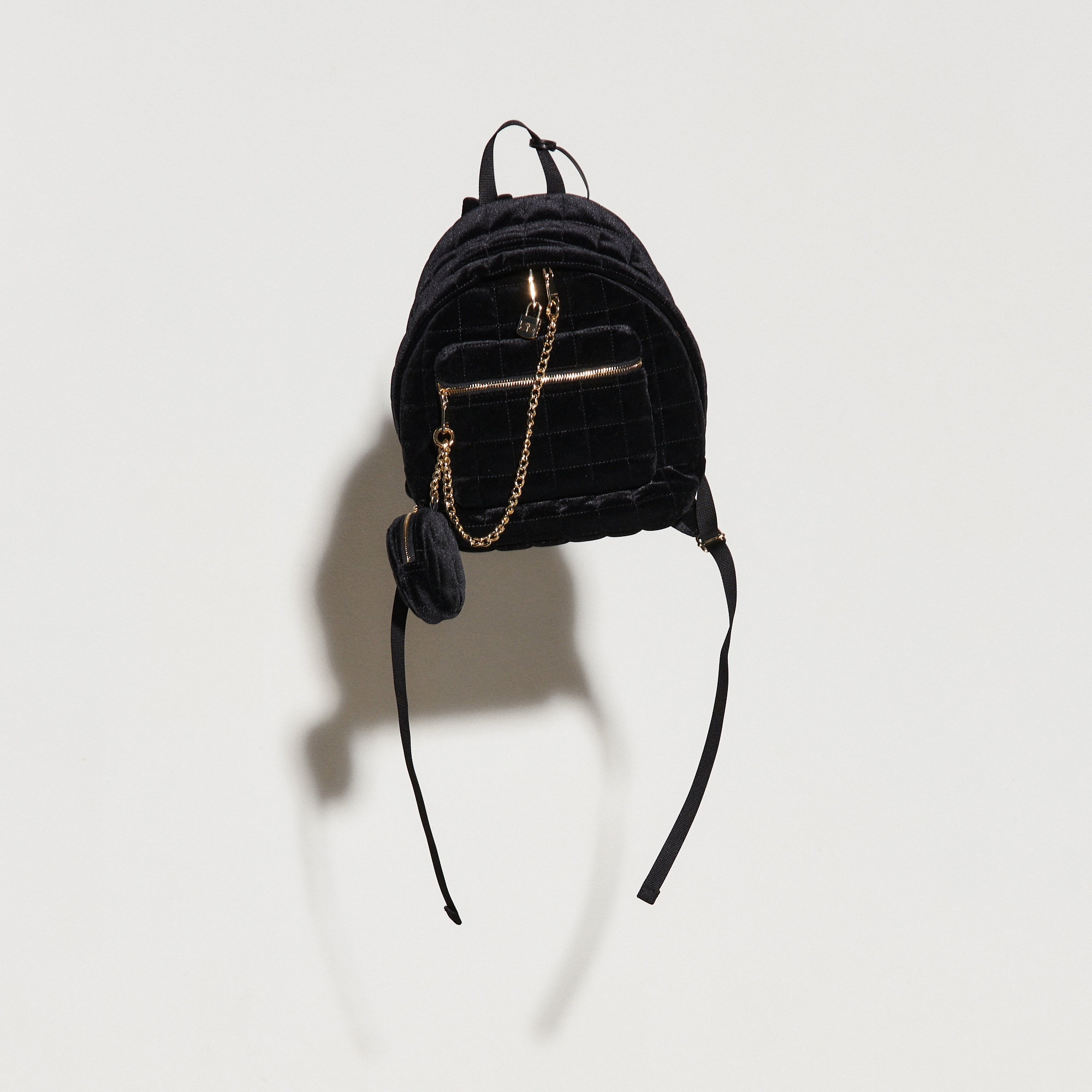 Quilted Velvet Backpack - Bags - Sandro-paris.com
