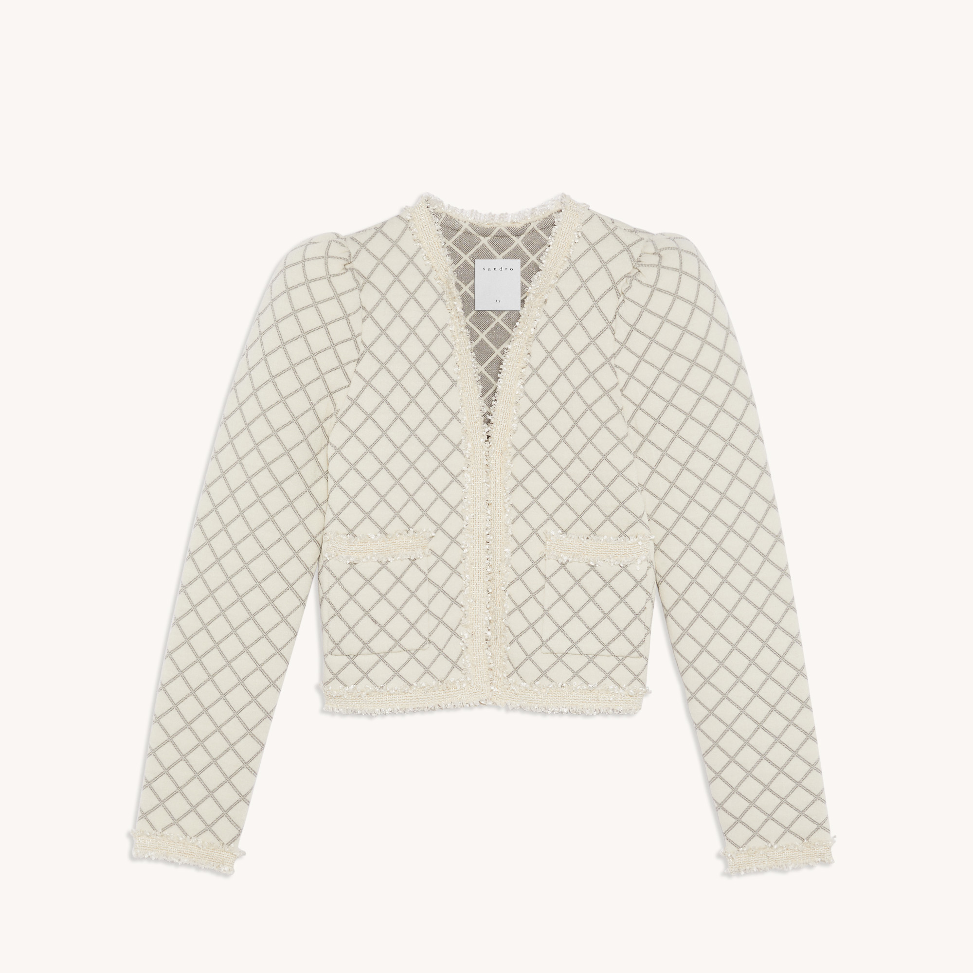 QuiltedEffect Cardigan Sweaters & Cardigans