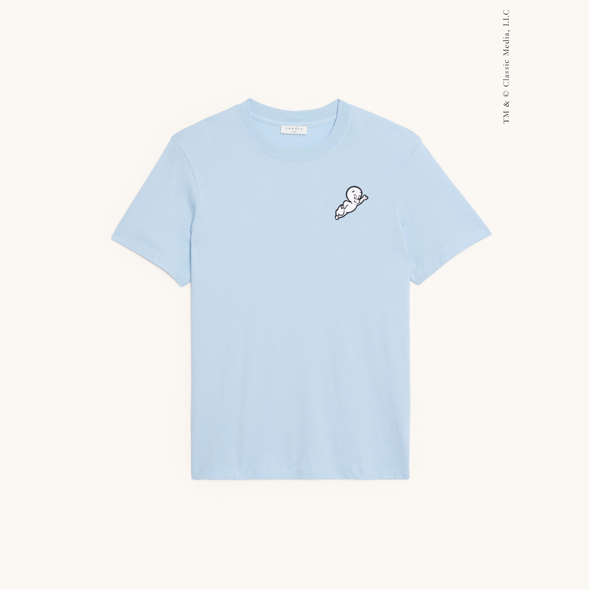 sky blue t shirt