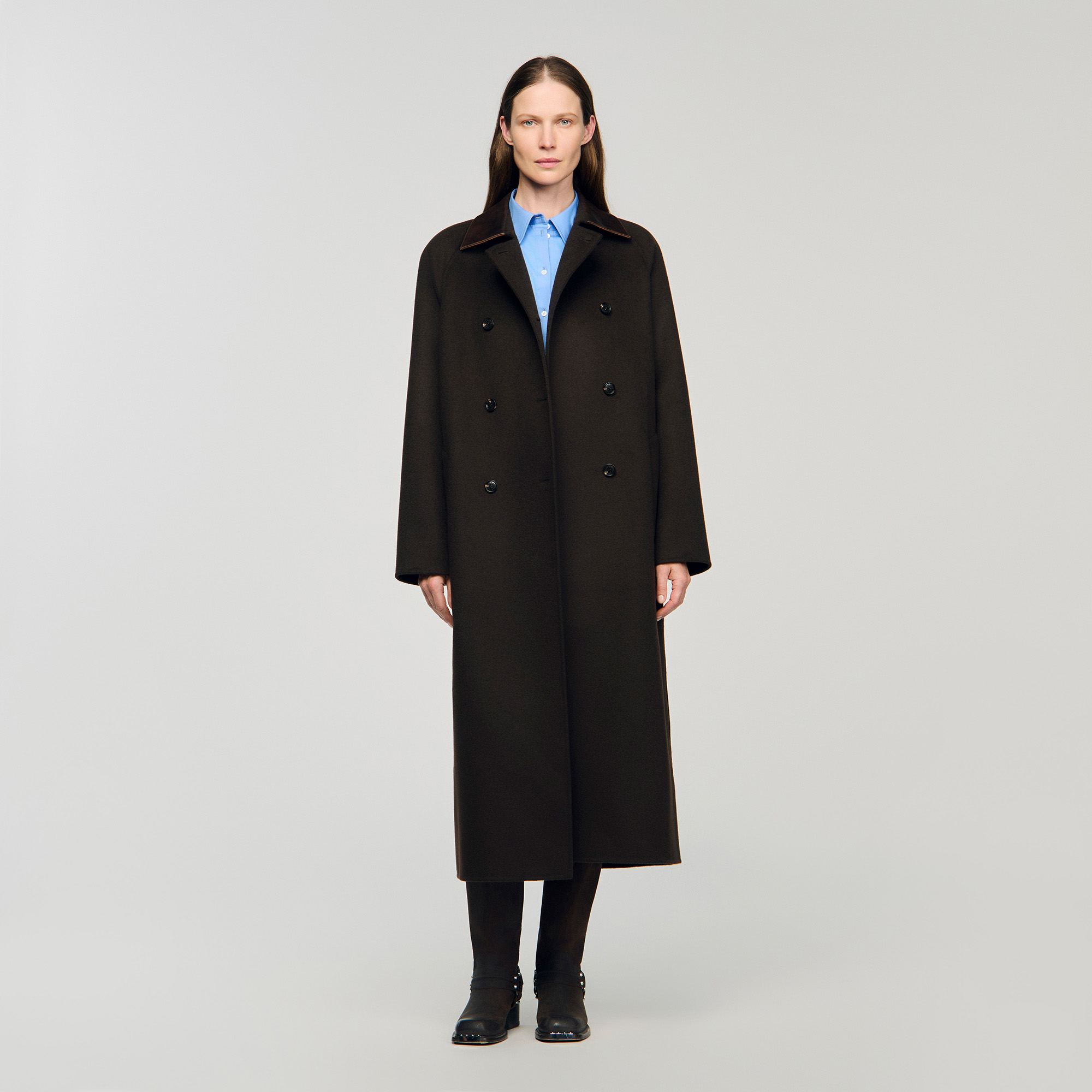 【新品】UND SHADOW FLOWER WOOL COAT 新品】UND SHADOW FLOWER WOOL COAT UND SHADOW FLOWER WOOL COAT