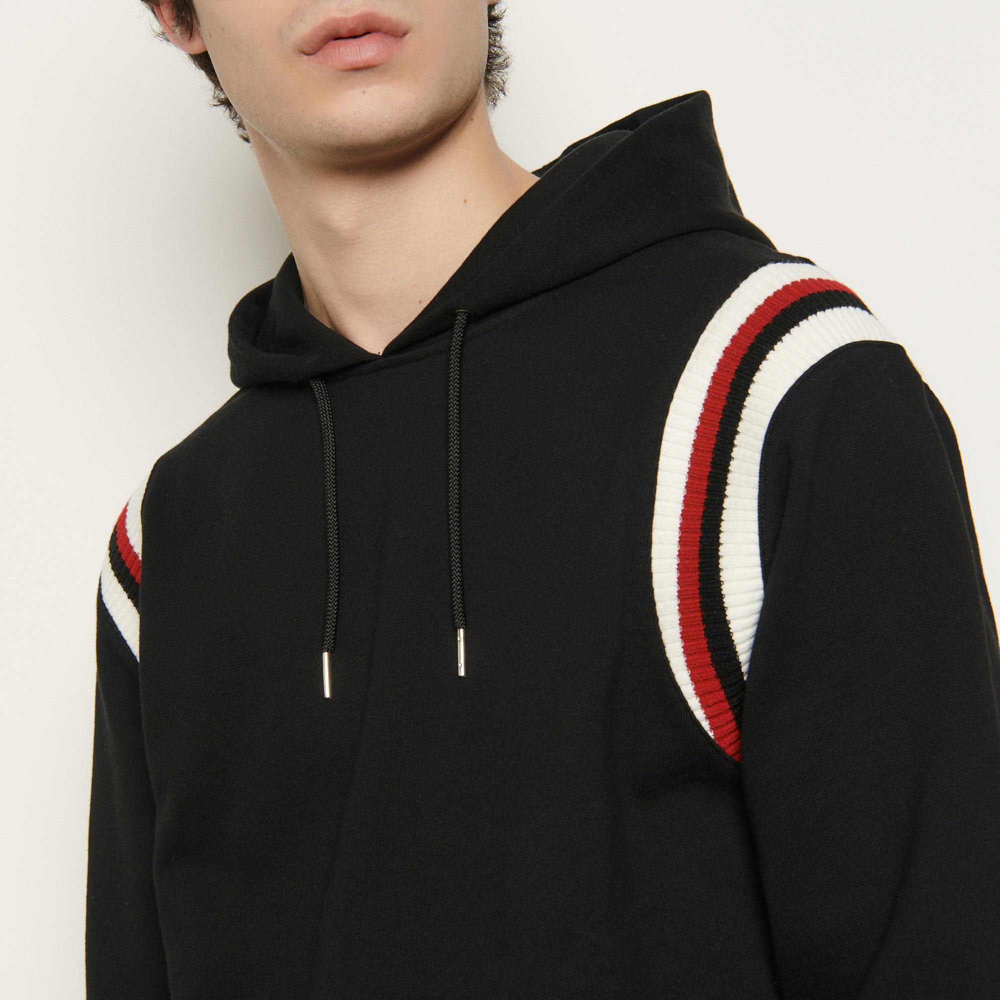 sandro black hoodie