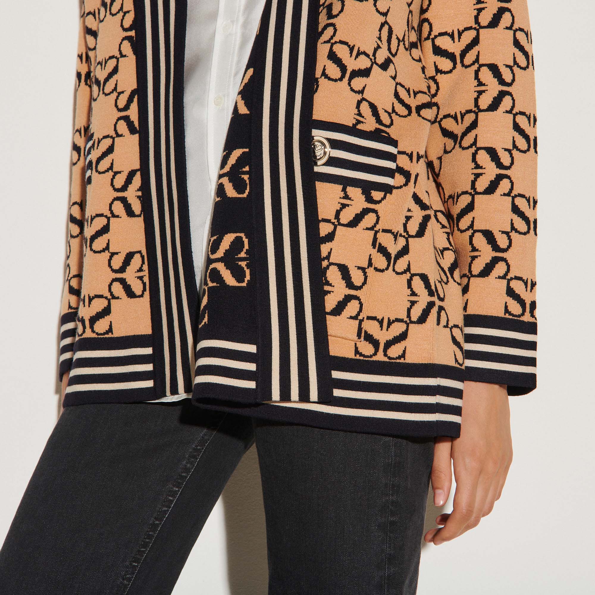 sandro oversized cardigan