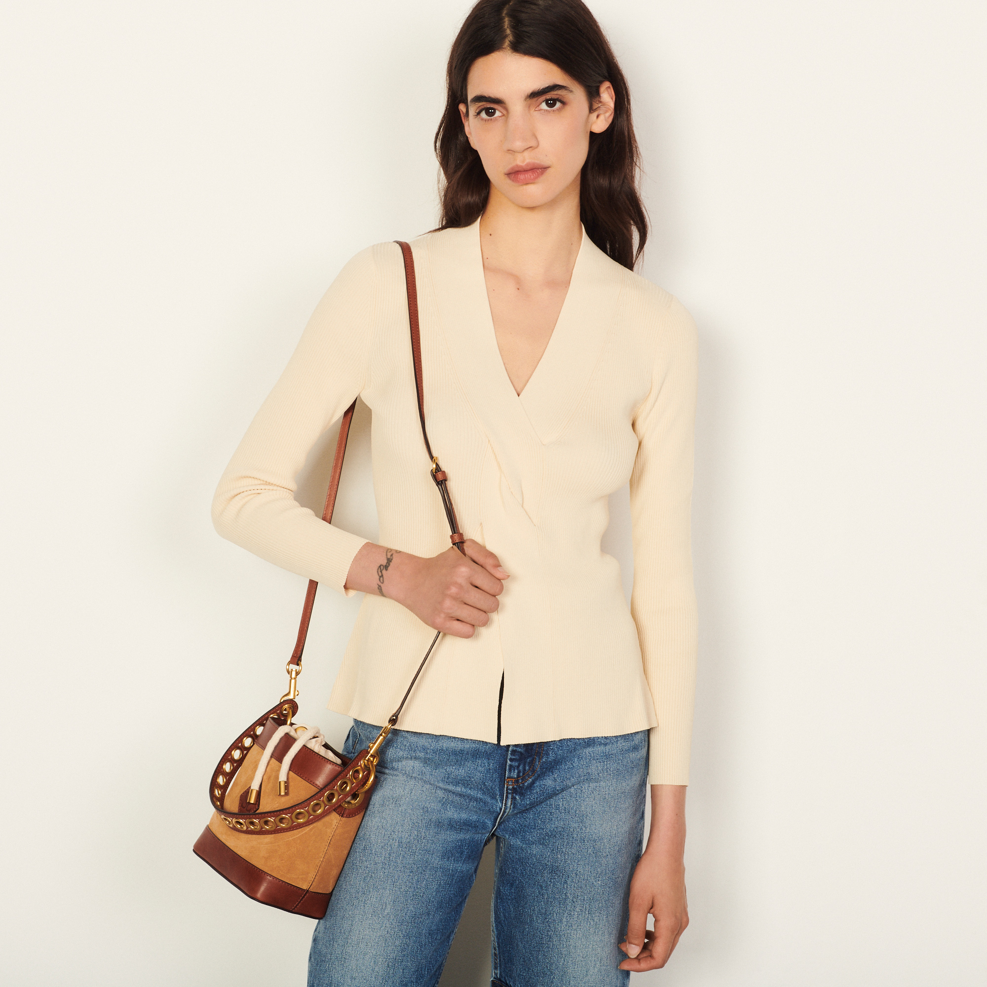 Twisted Knit Sweater - null - Sandro-paris.com
