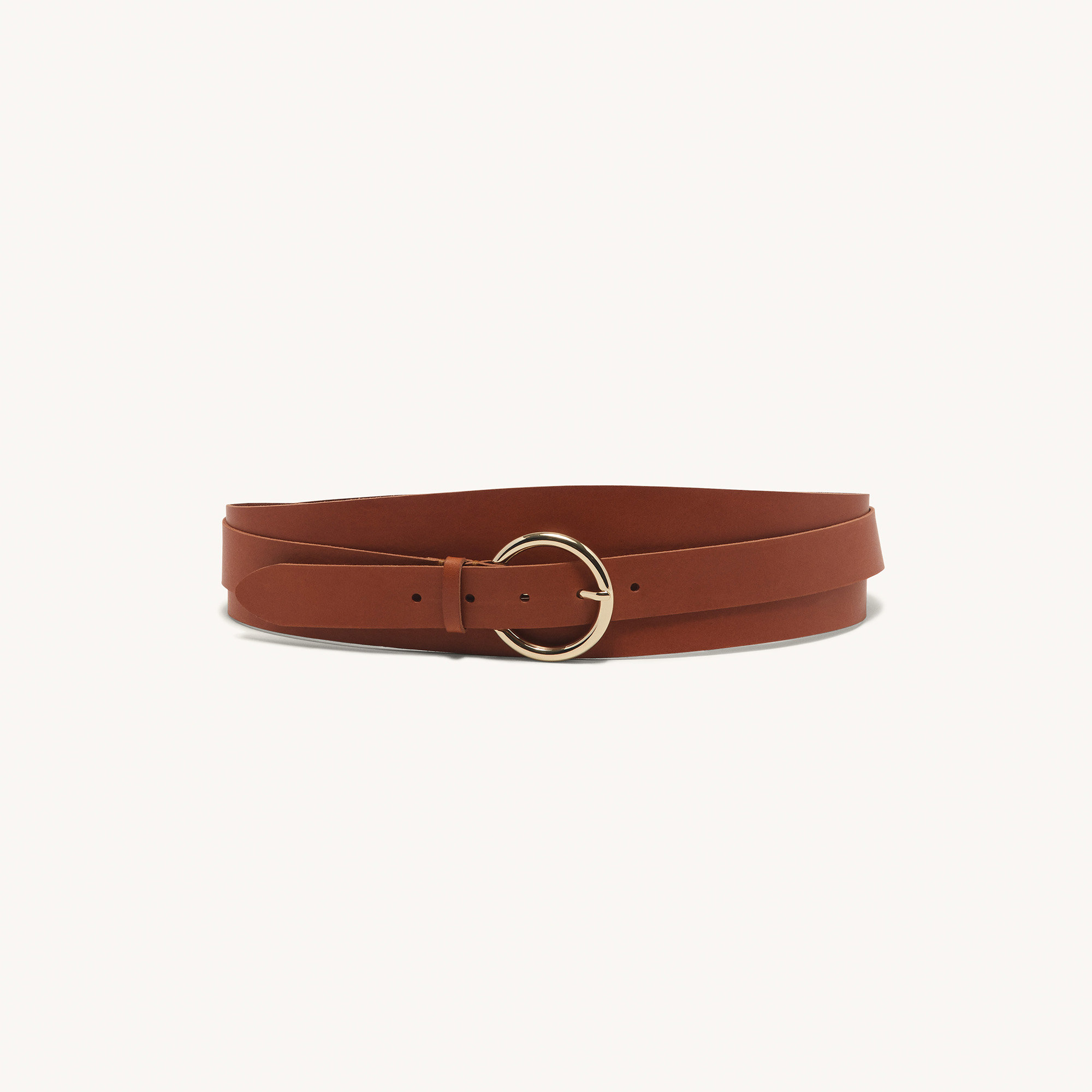 Double Loop Leather Belt - Belts - Sandro-paris.com