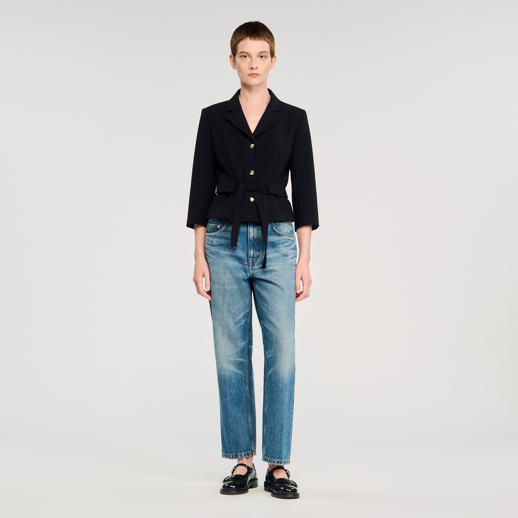 Short Tailored Jacket - Blazers & Jackets - Sandro-paris.com