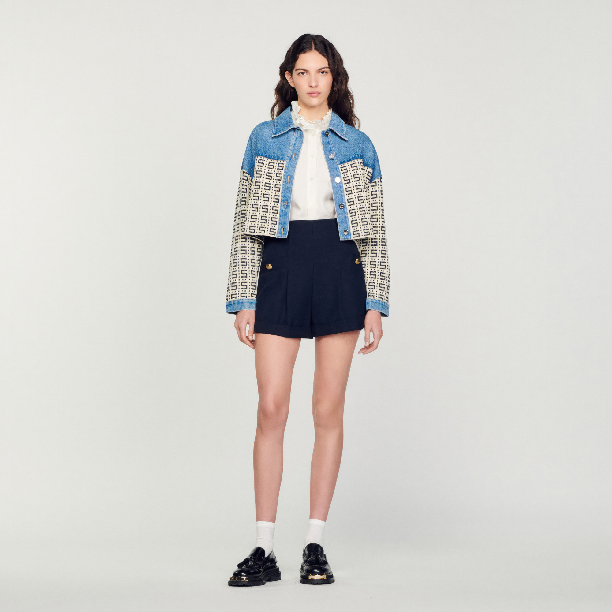 Shorts With Turn-Ups - null - Sandro-paris.com