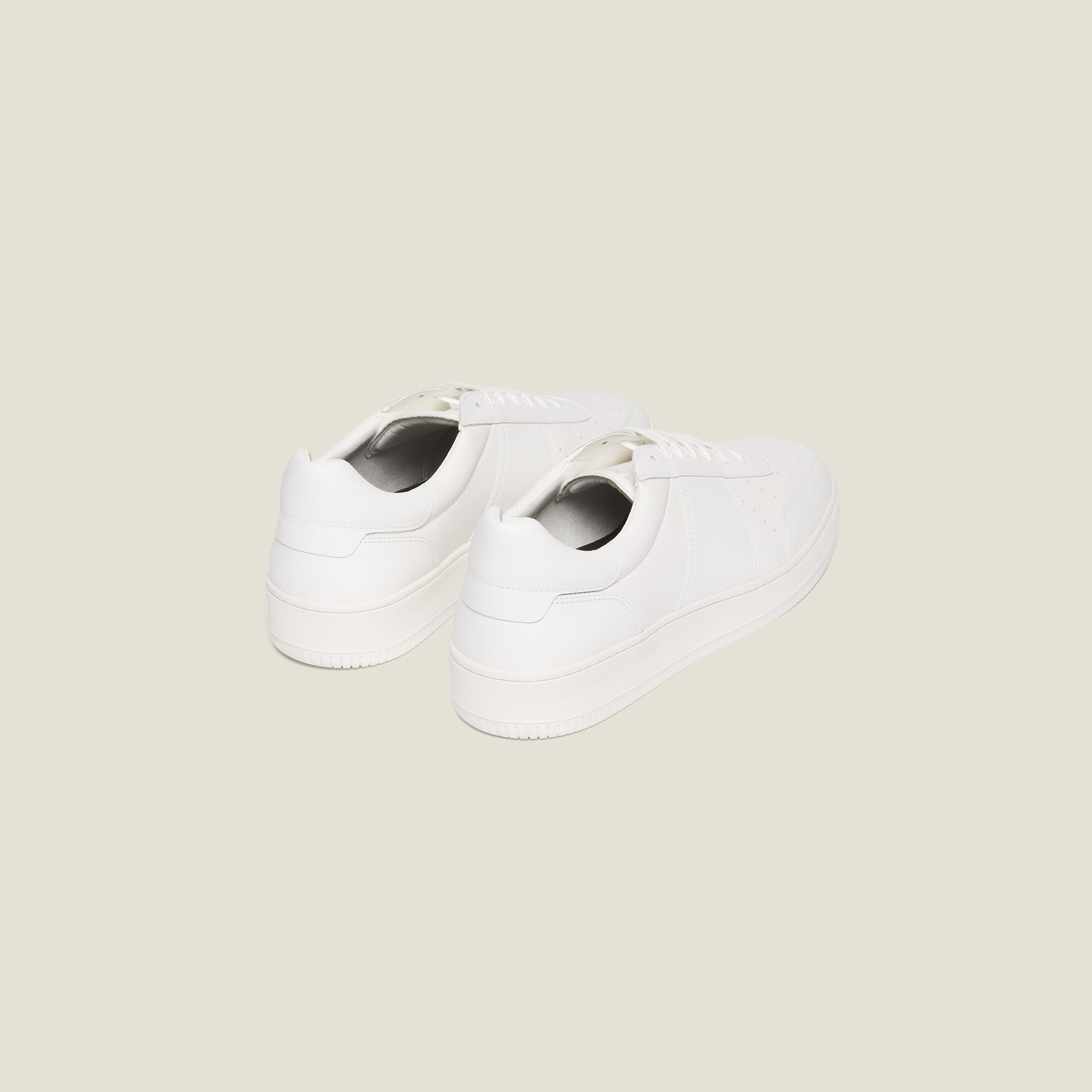 cheap white leather trainers