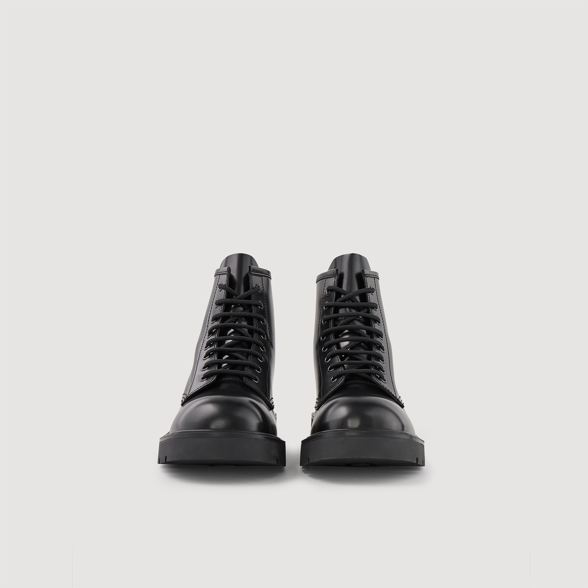Sandro combat shop boots