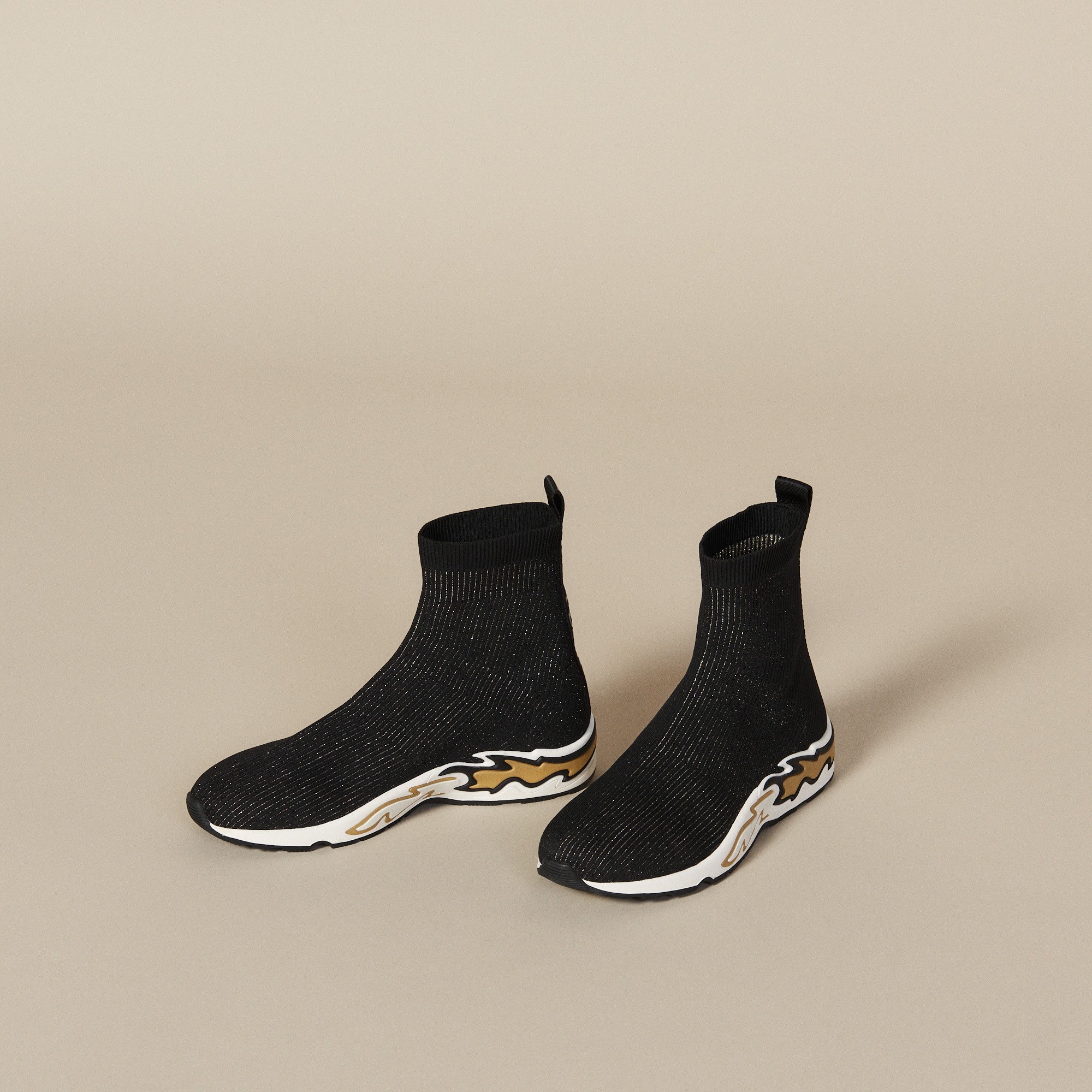 sandro flame sock sneakers