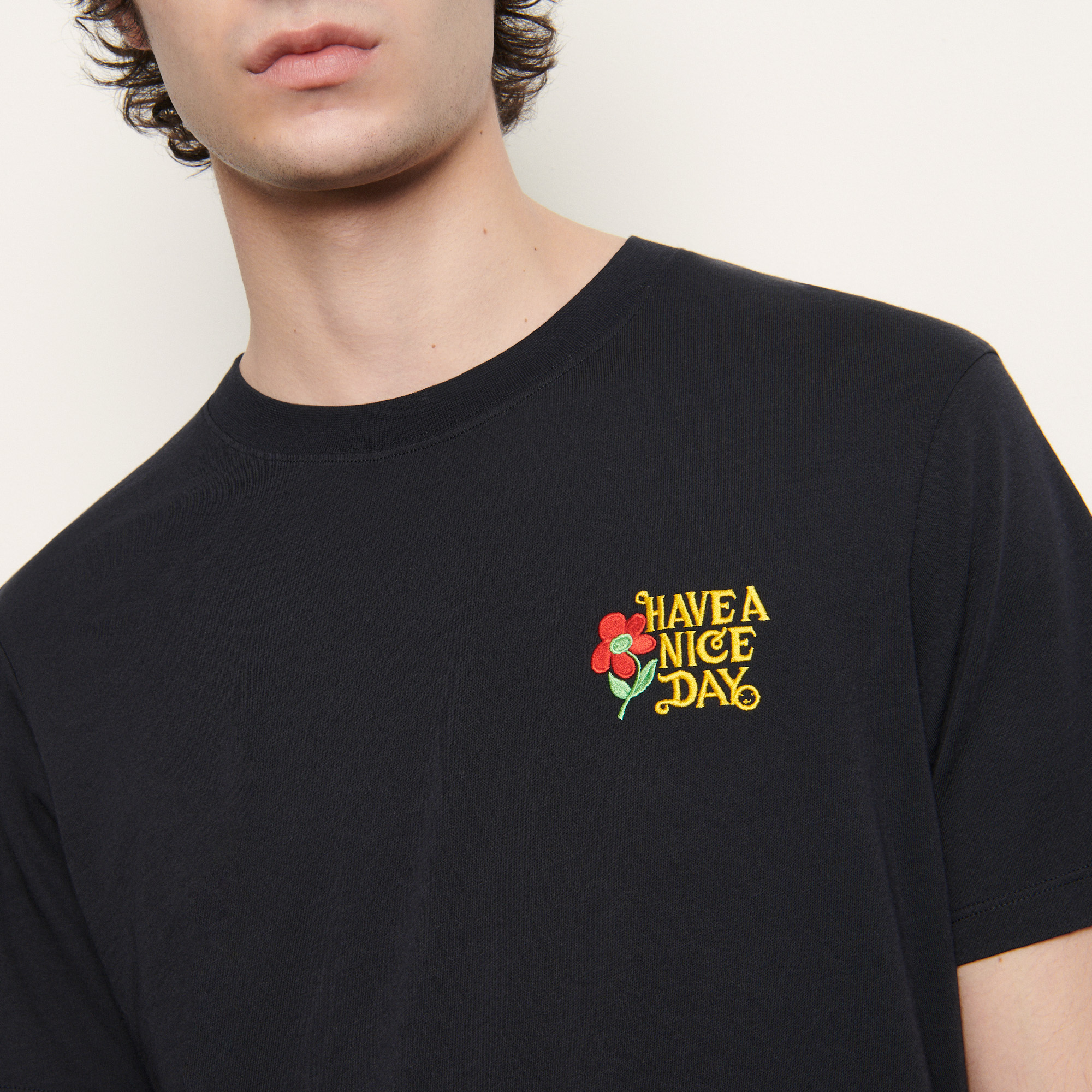 Embroidered T-Shirt - T-shirts & Polo shirts - Sandro-paris.com