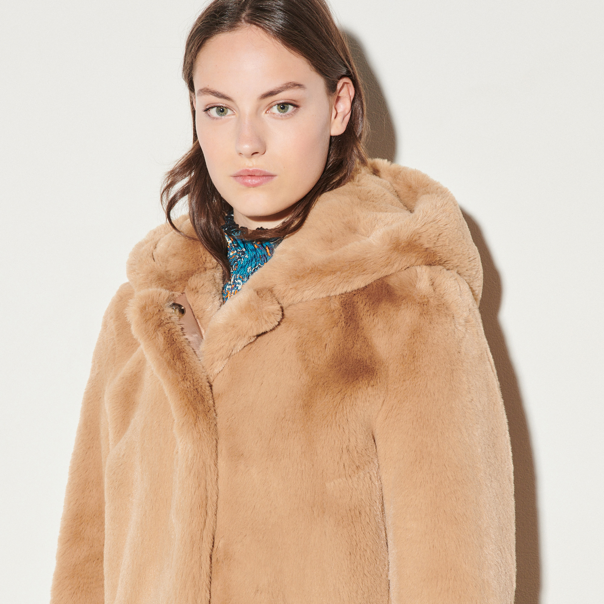 Faux Fur Coat - Coats - Sandro-paris.com