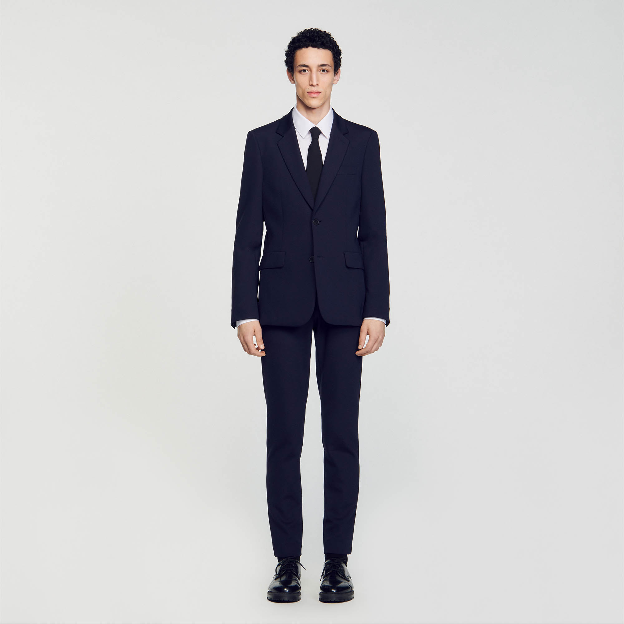 SANDRO ストライプ ジャンプスーツ | ホワイト | FARFETCH JP