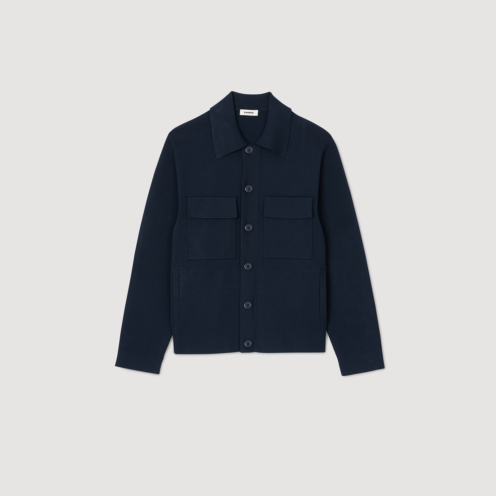 sandro paris  ウールニット　ジャケット $_57.JPG?set_id=8800005007
