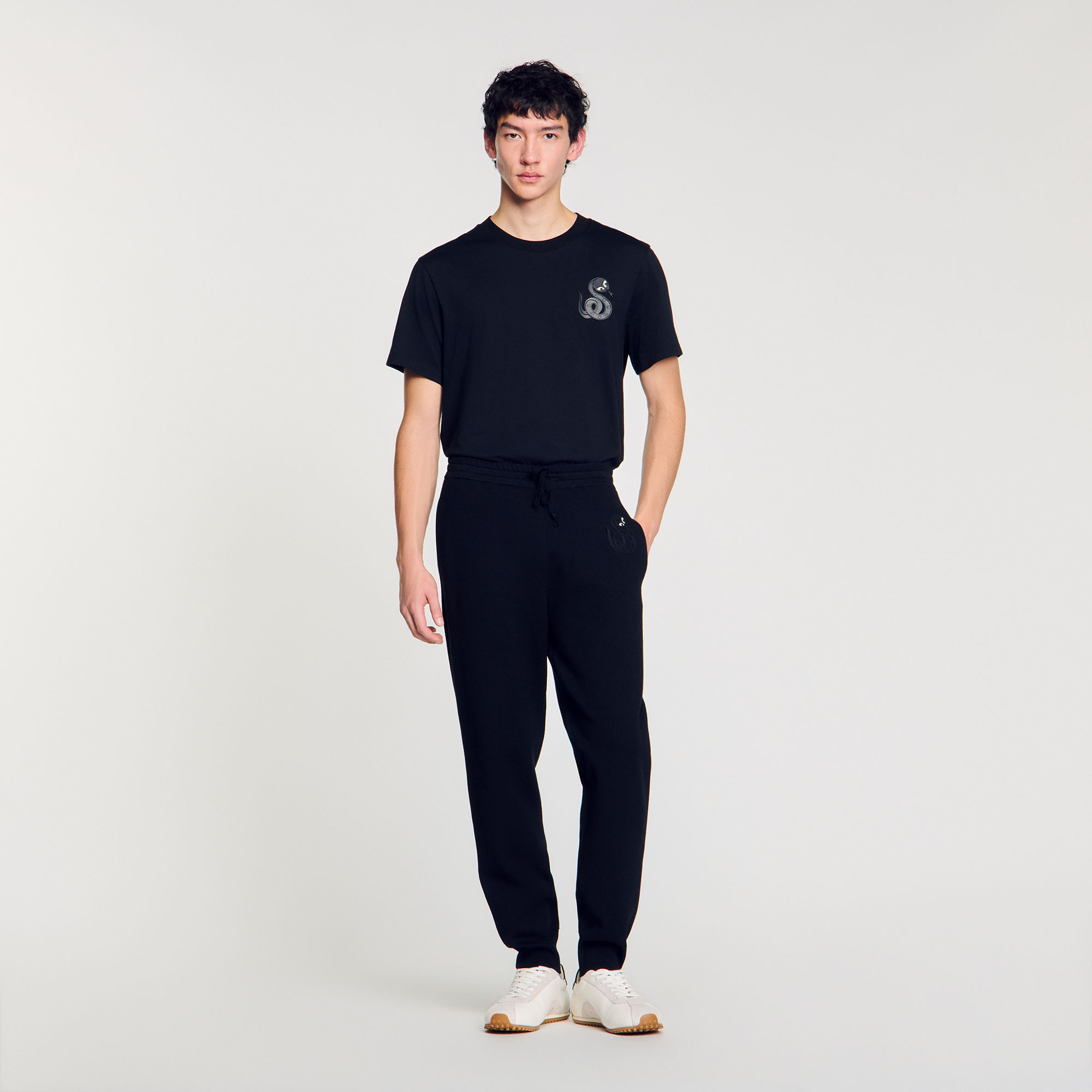 Jogging Bottoms With Snake Detail - Lunar New Year
