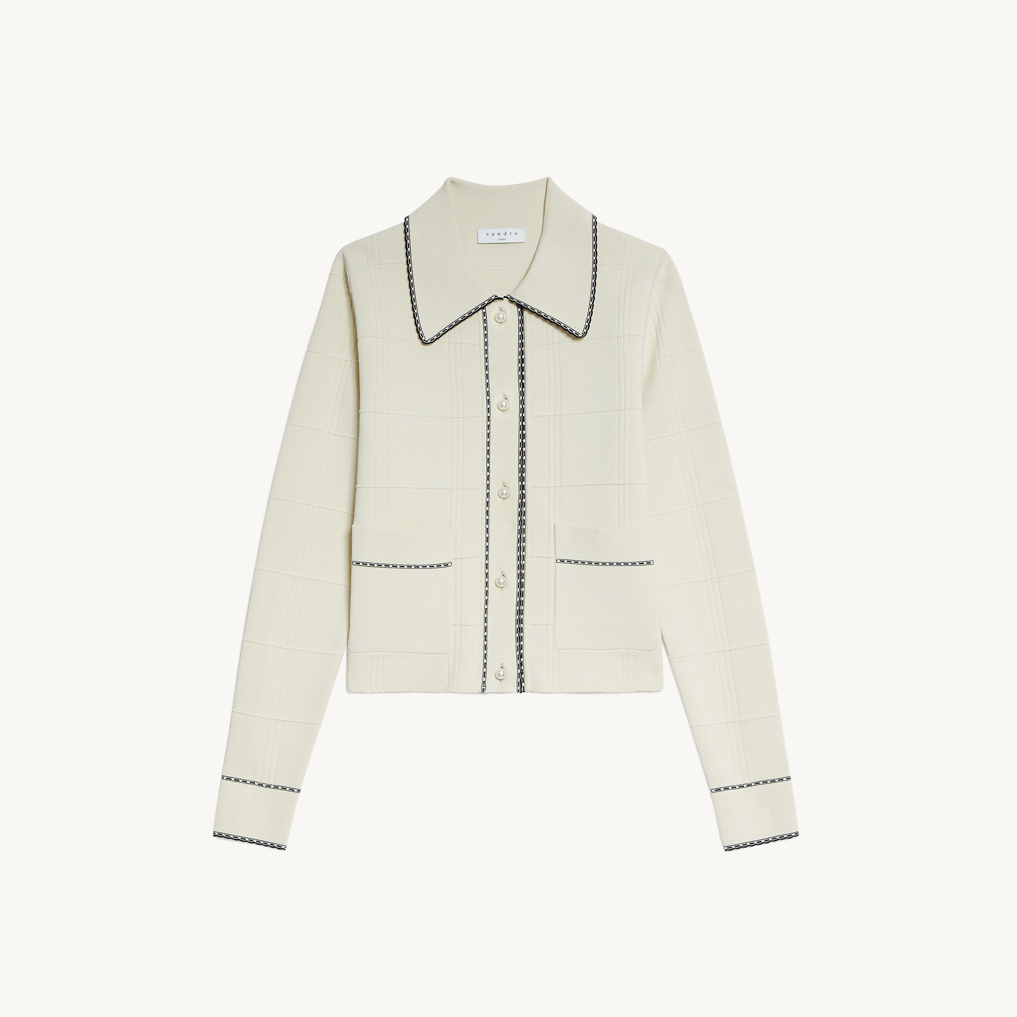 light beige cardigan