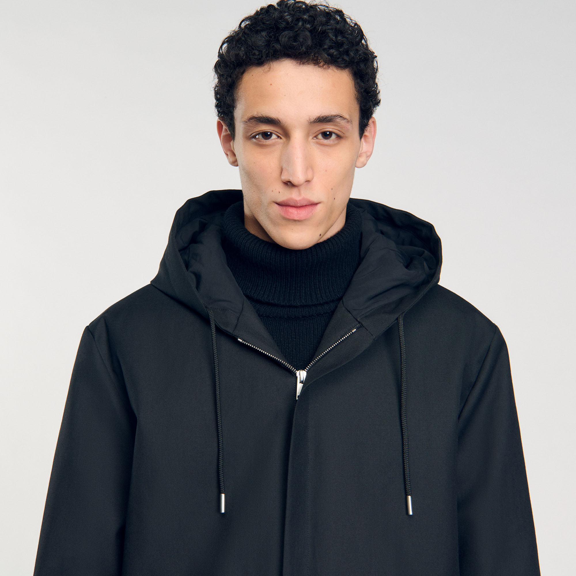 Hooded Parka With Zip - Jackets & Coats - Sandro-paris.com Hooded Parka With Zip - Jackets & Coats - Sandro-paris.com