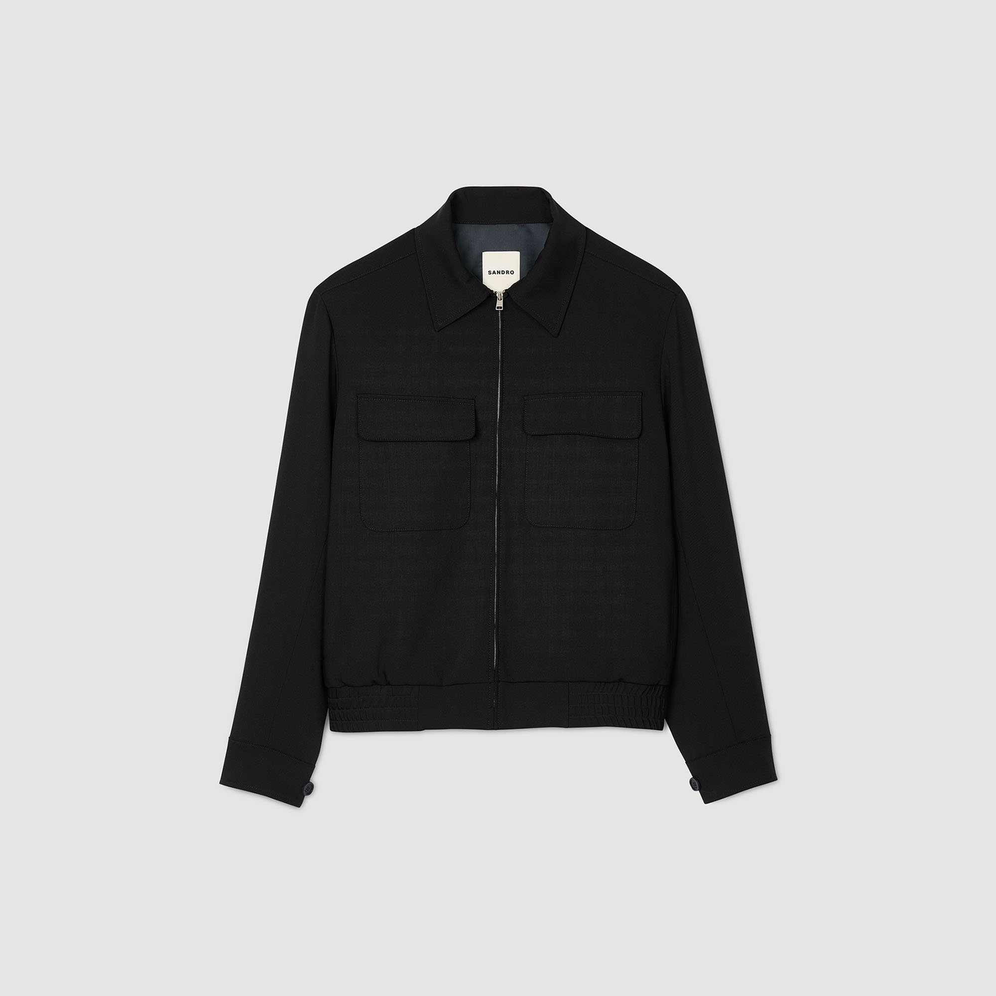 [国内発送] SANDRO★ジャケット Zip-Up Jacket - Jackets & Coats - Sandro-paris.com
