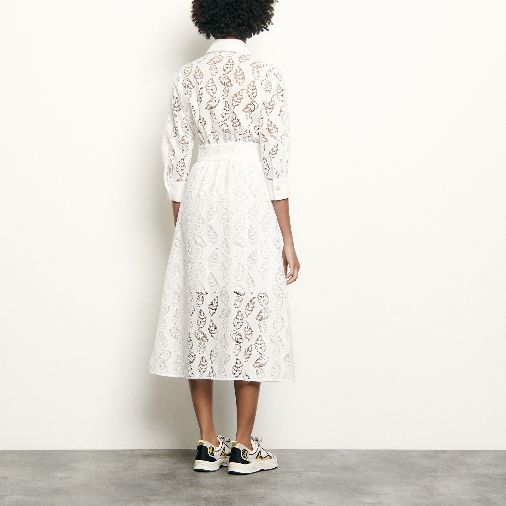 all white shirt dress