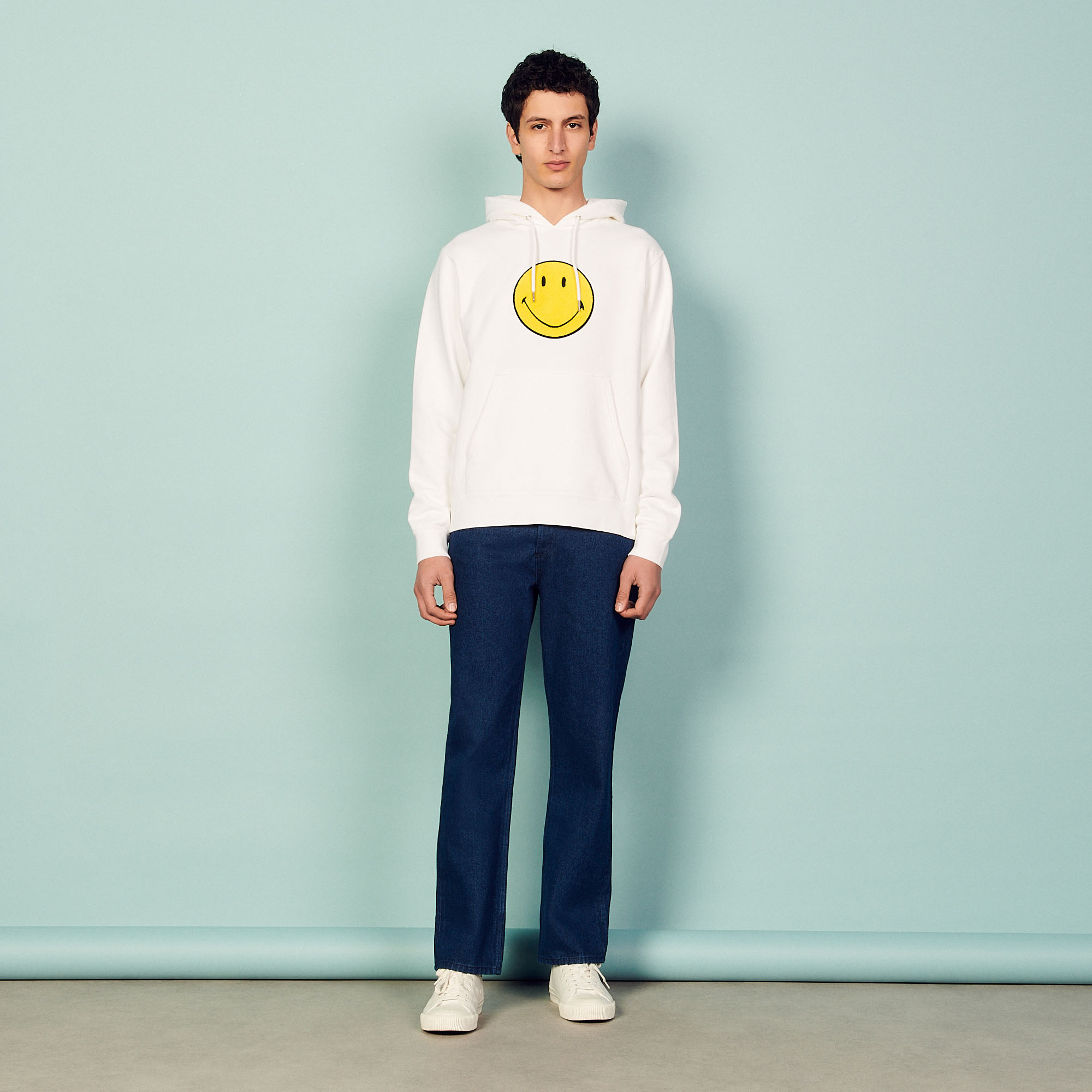 sandro smiley sweater