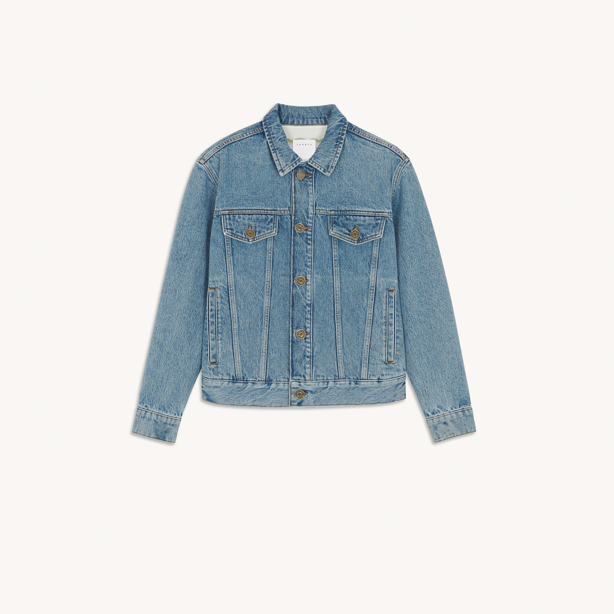 Sandro online trucker jacket