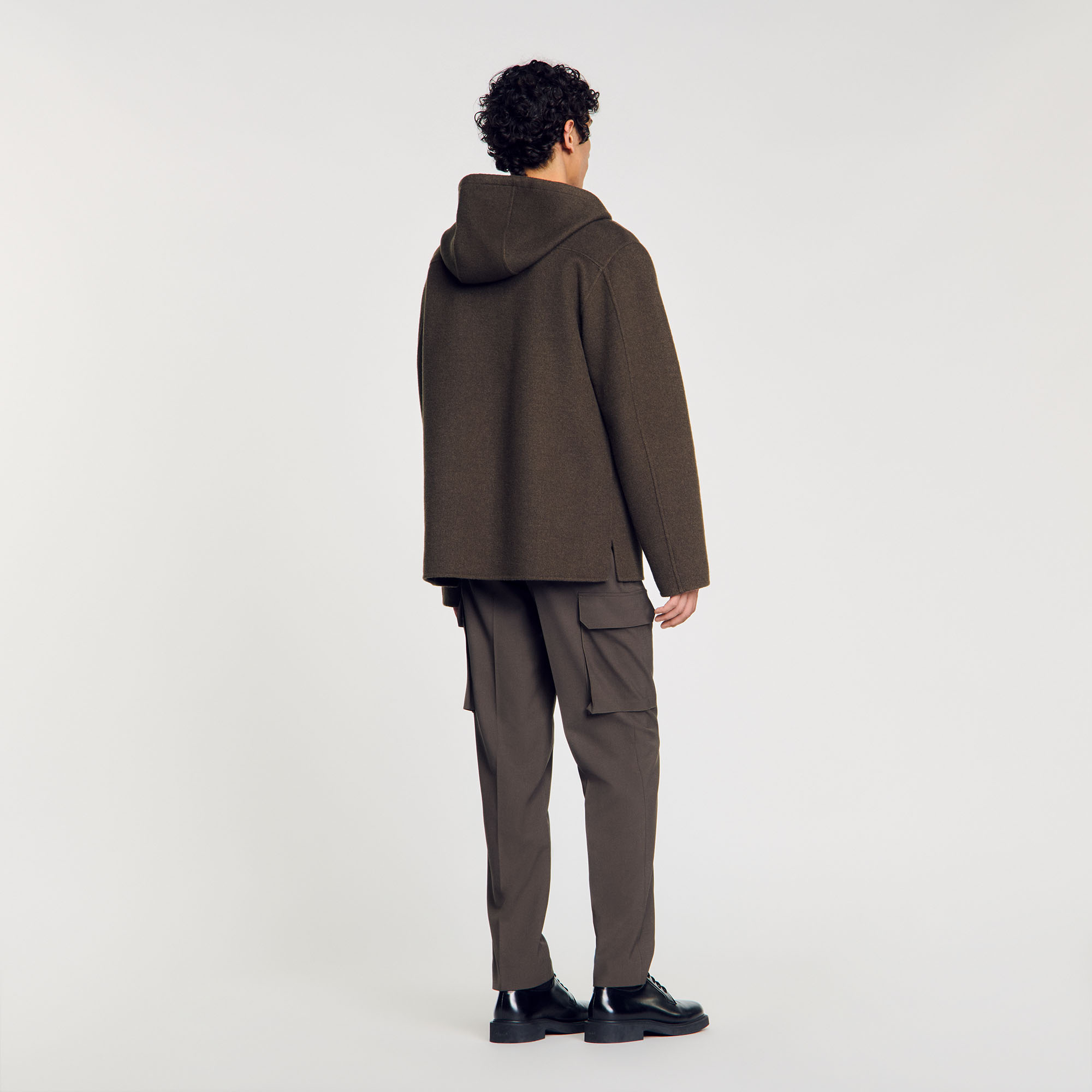 指定コート Lサイズ Lui's チェスターコート Lサイズ ブラック