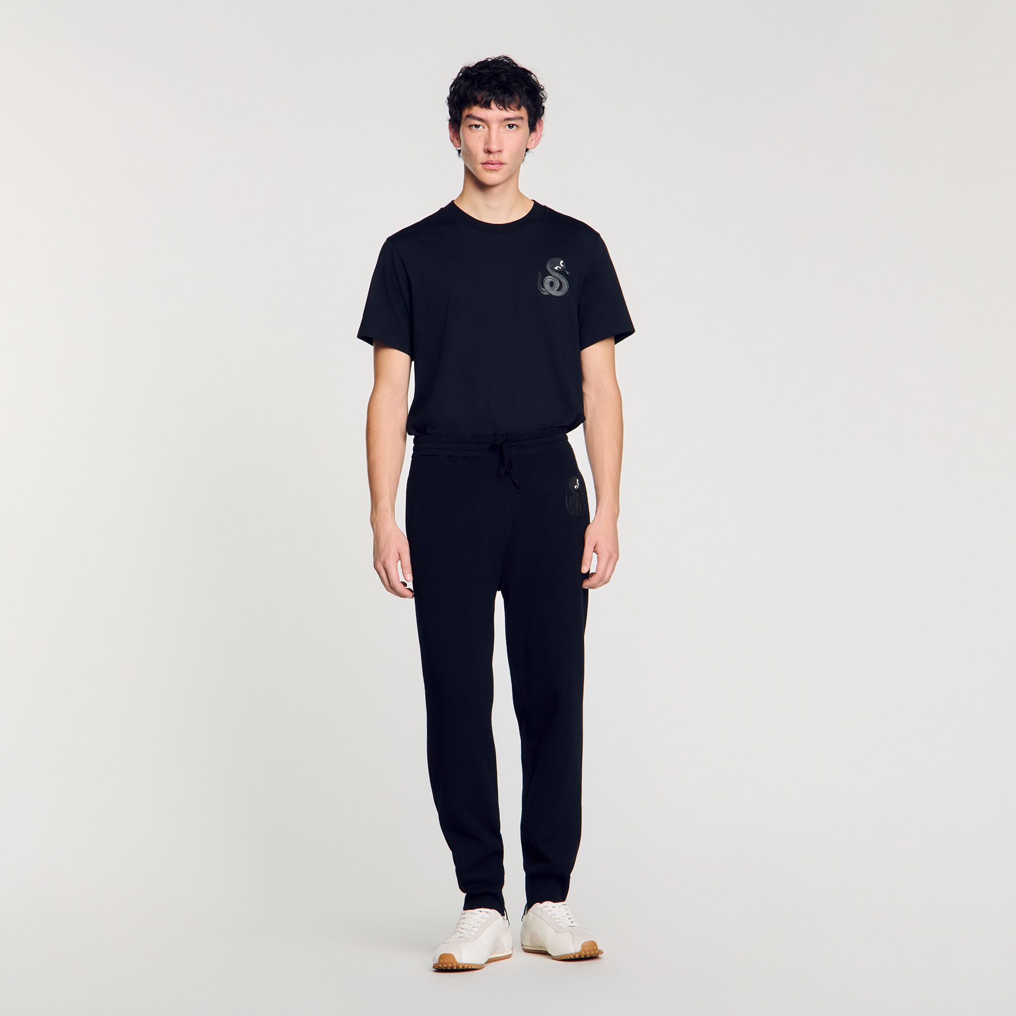 Jogging Bottoms With Snake Detail - Lunar New Year
