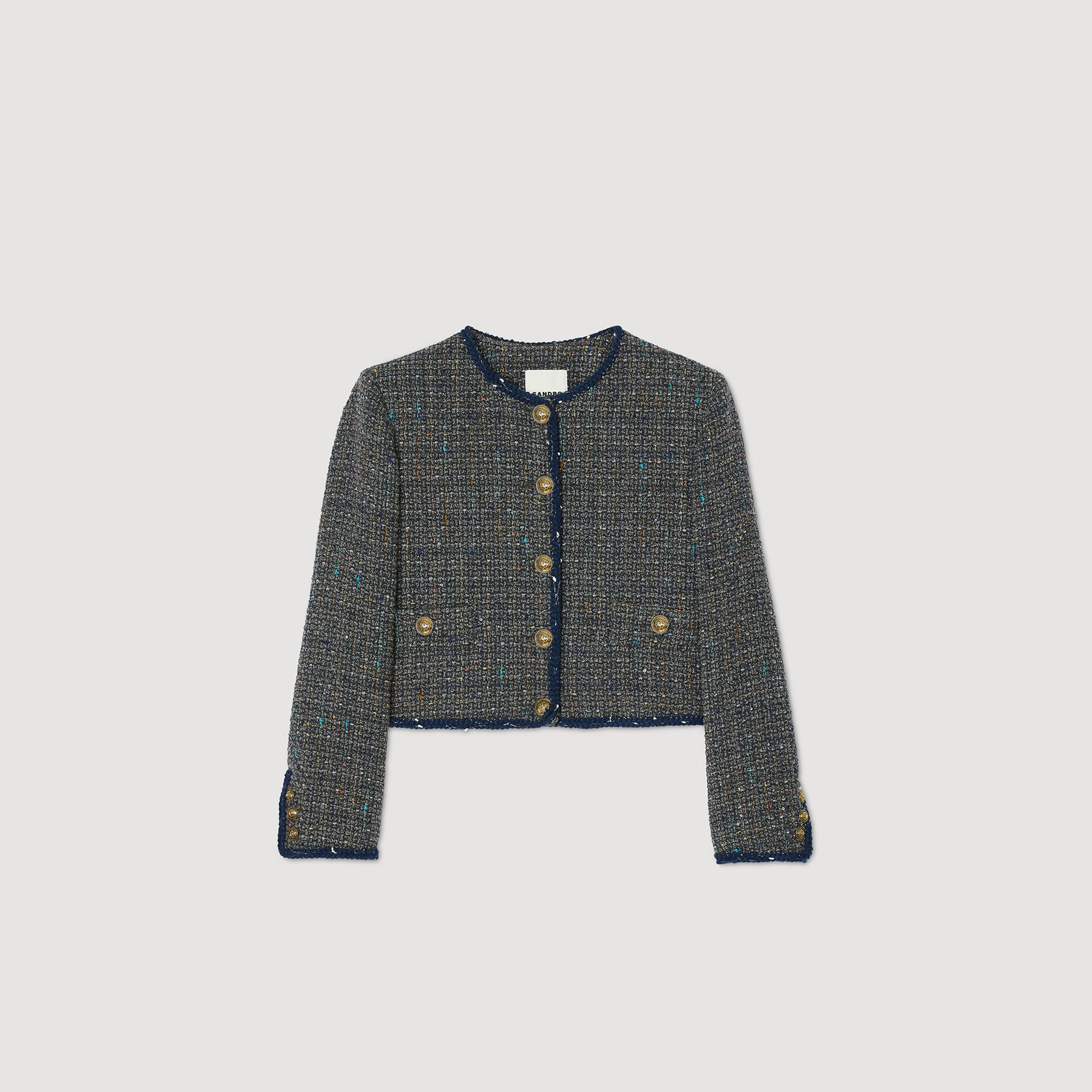 mideal tweed over jacket 完売品 Emma Jacket | Blue Barleycorn Harris Tweed