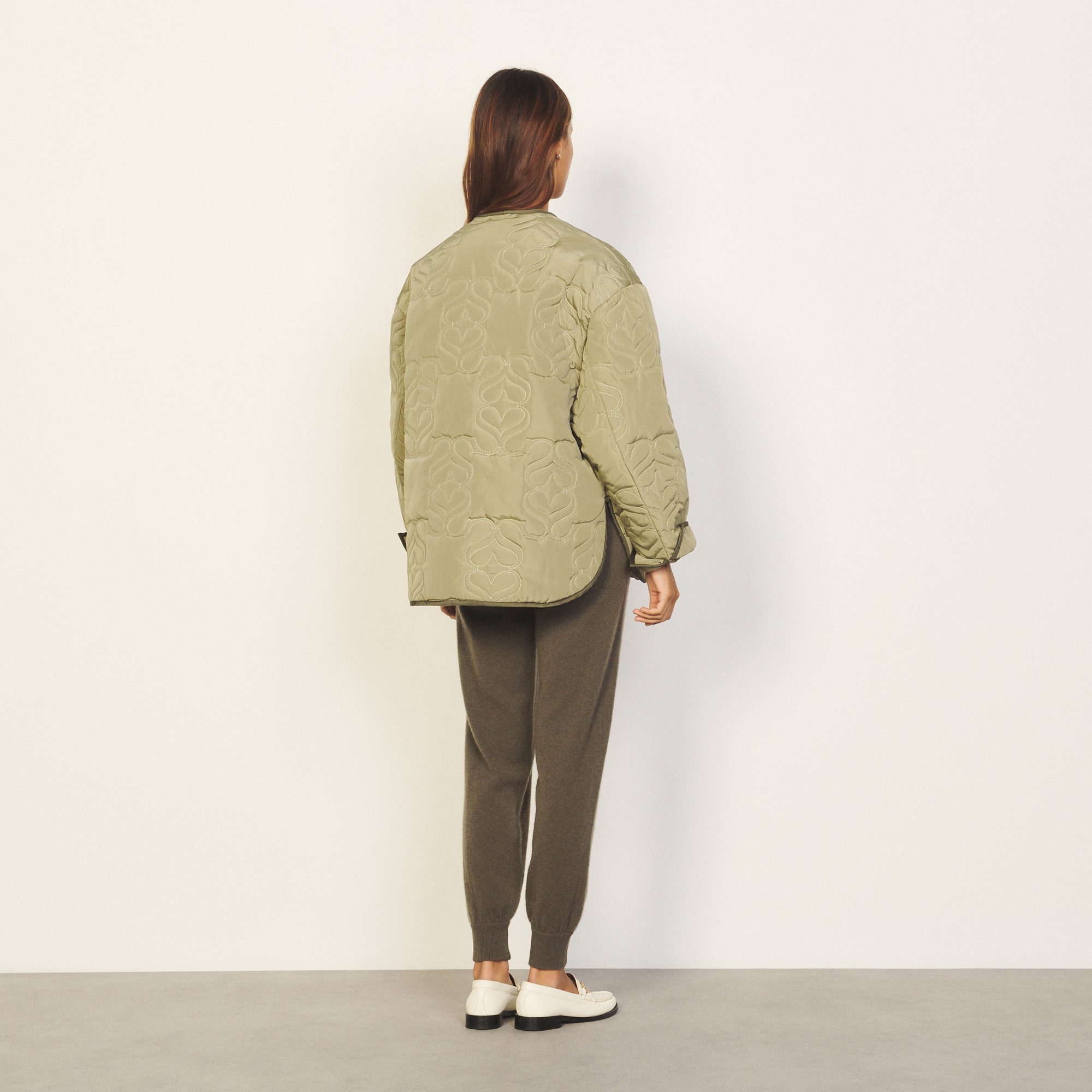 Oversized Quilted Jacket - null - Sandro-paris.com