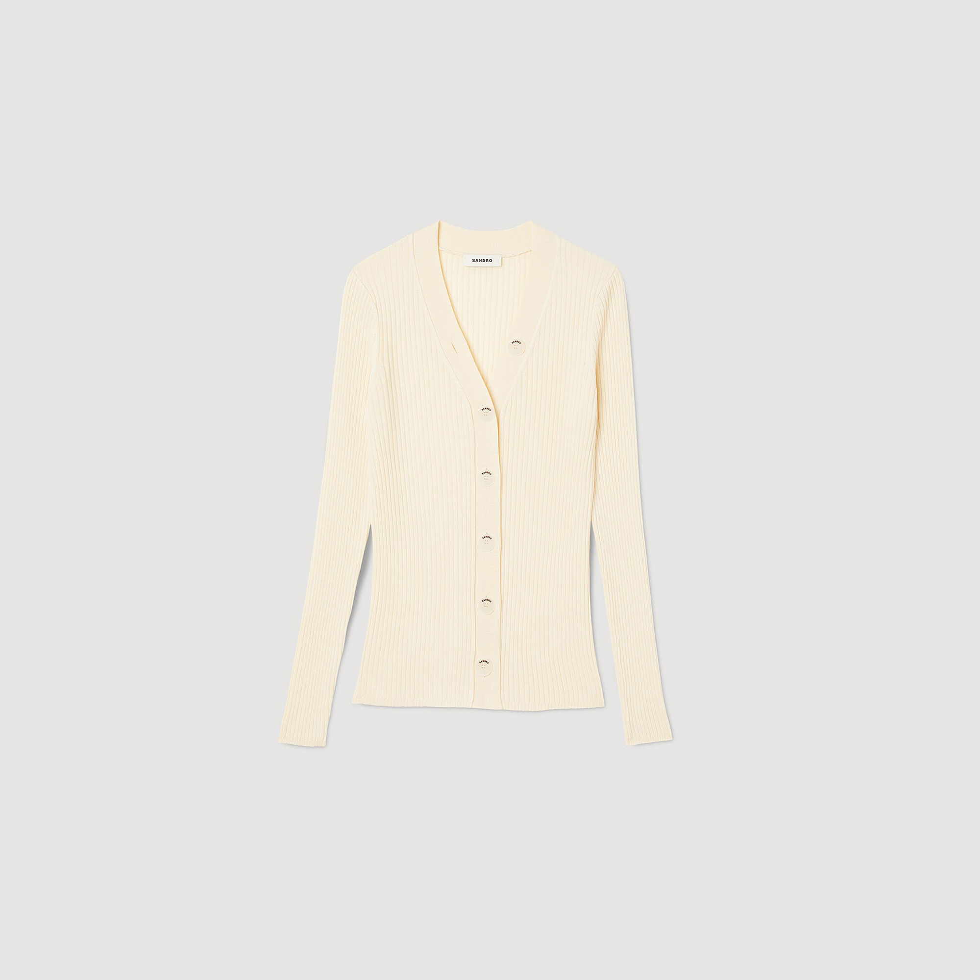 gold lurex cardigan