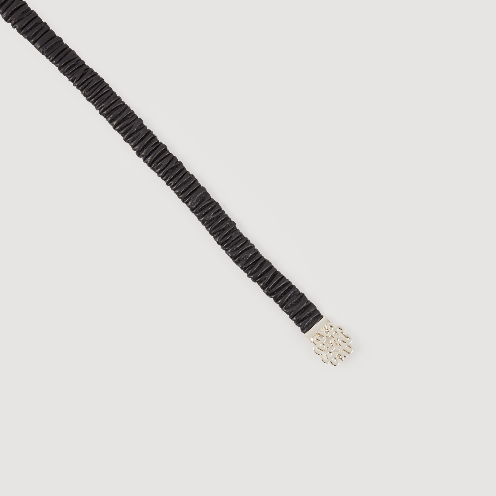 Elasticated Leather Belt - Belts - Sandro-paris.com