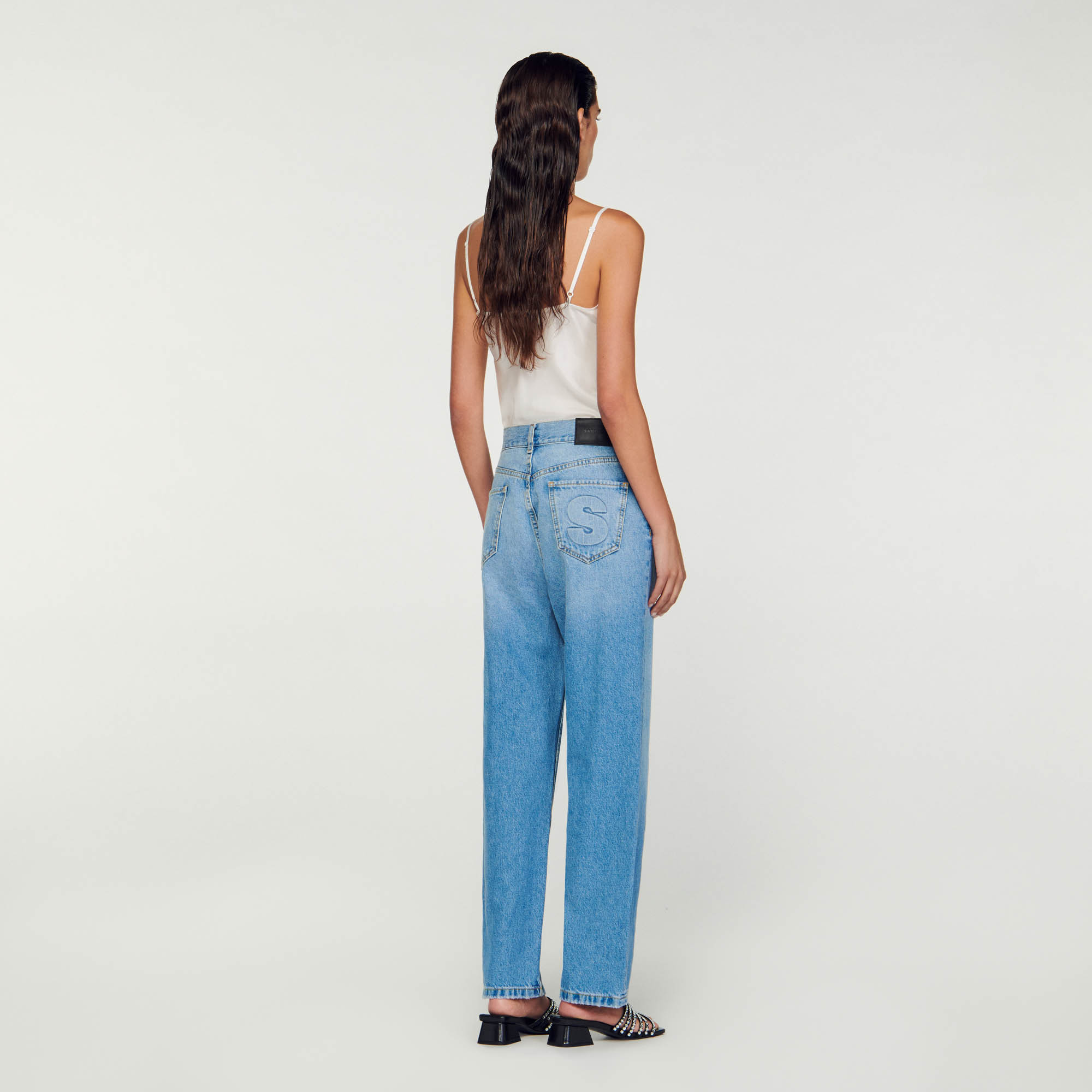 Sandro ジーンズ Low-Rise Straight-Leg Jeans - Jeans - Sandro-paris.com
