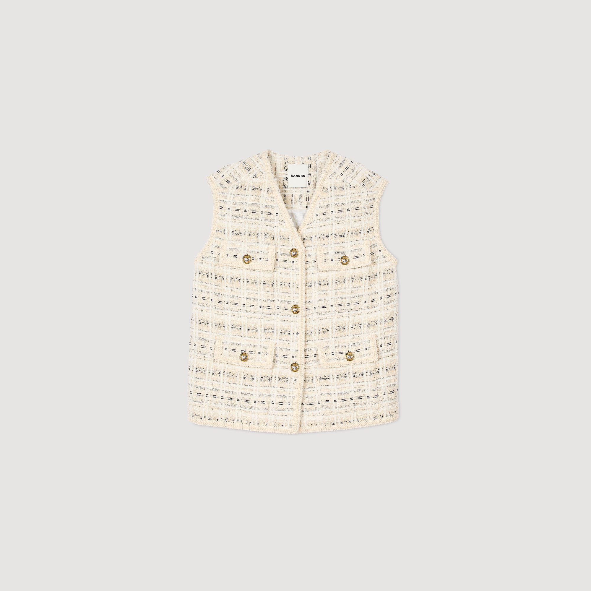 トップス sketch check tweed vest Men's Sporting Check Tweed Waistcoat | Cordings