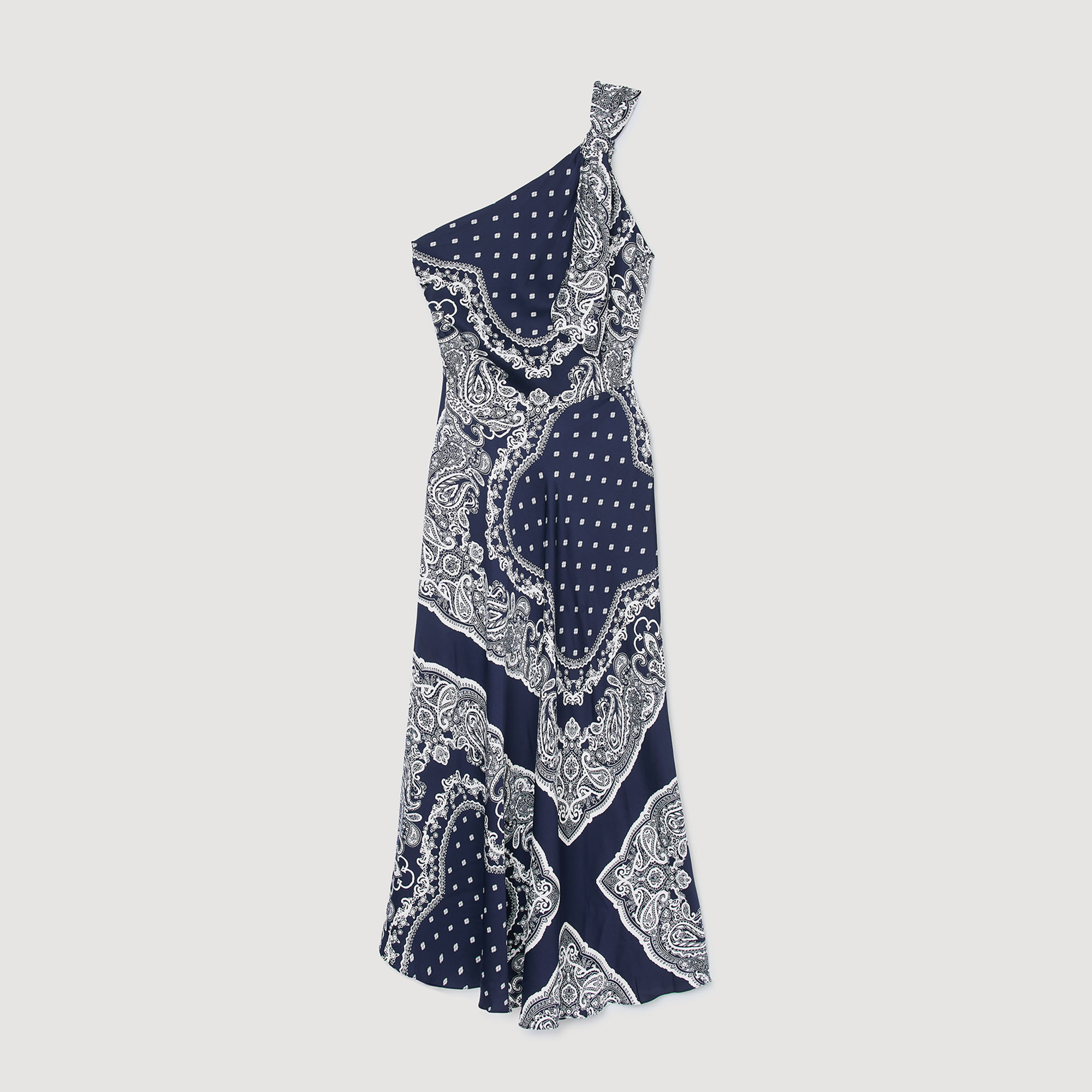 サラマリカ　BANDANA PRINT LONG DRESS Sandro Bandana-Print Maxi Dress | Saks Fifth Avenue