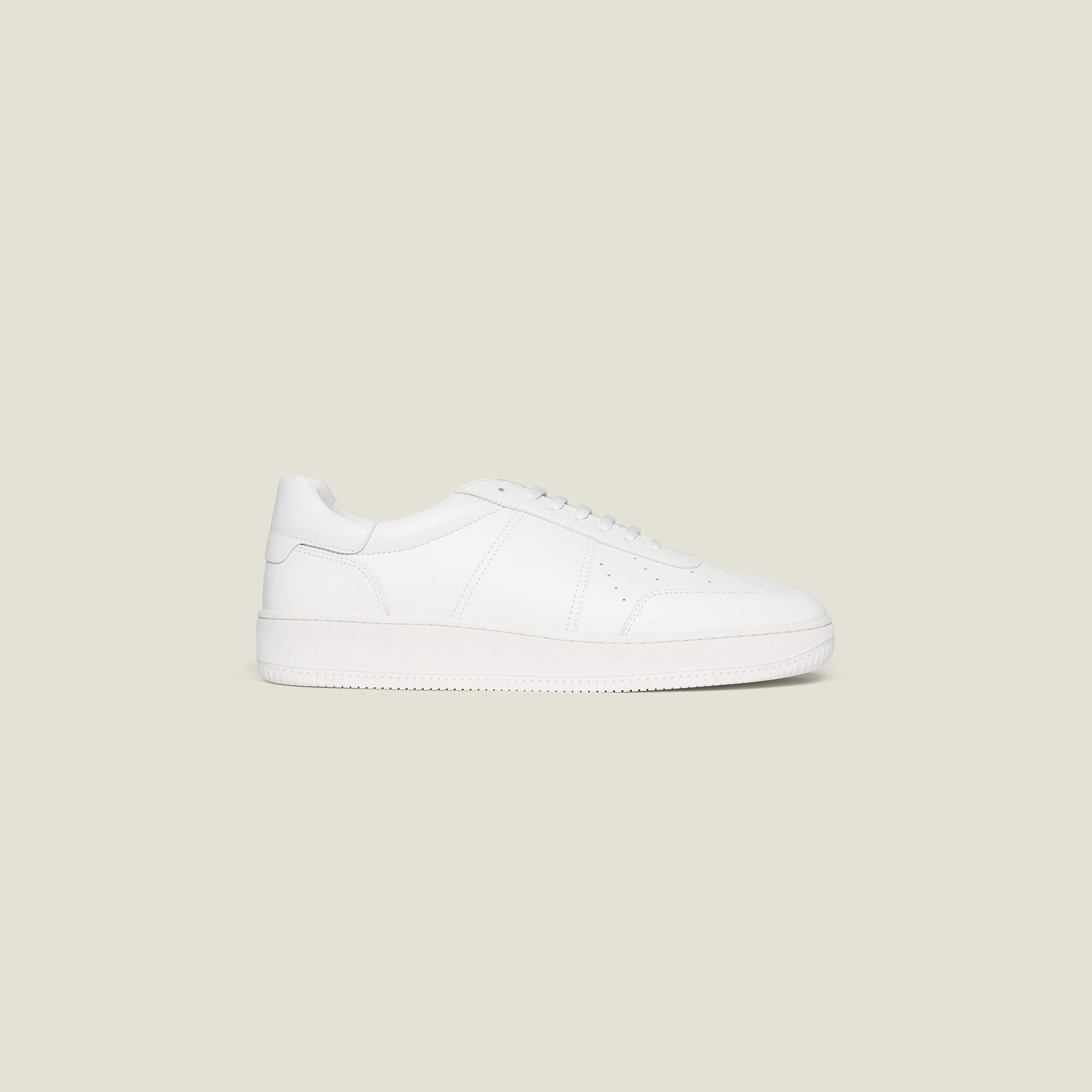 plain white trainers