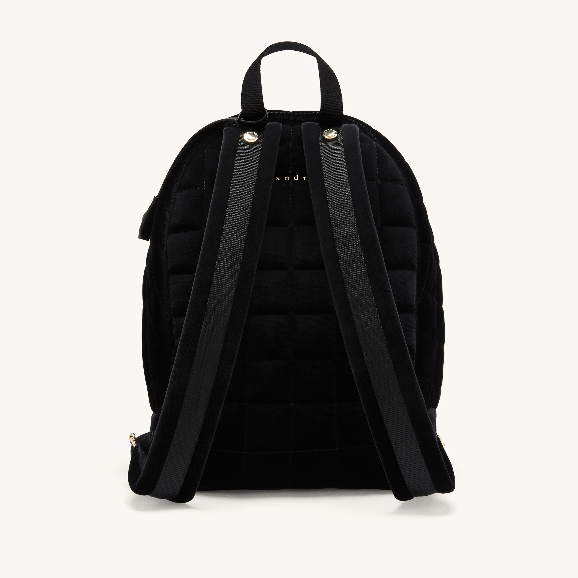 Quilted Velvet Backpack Bags