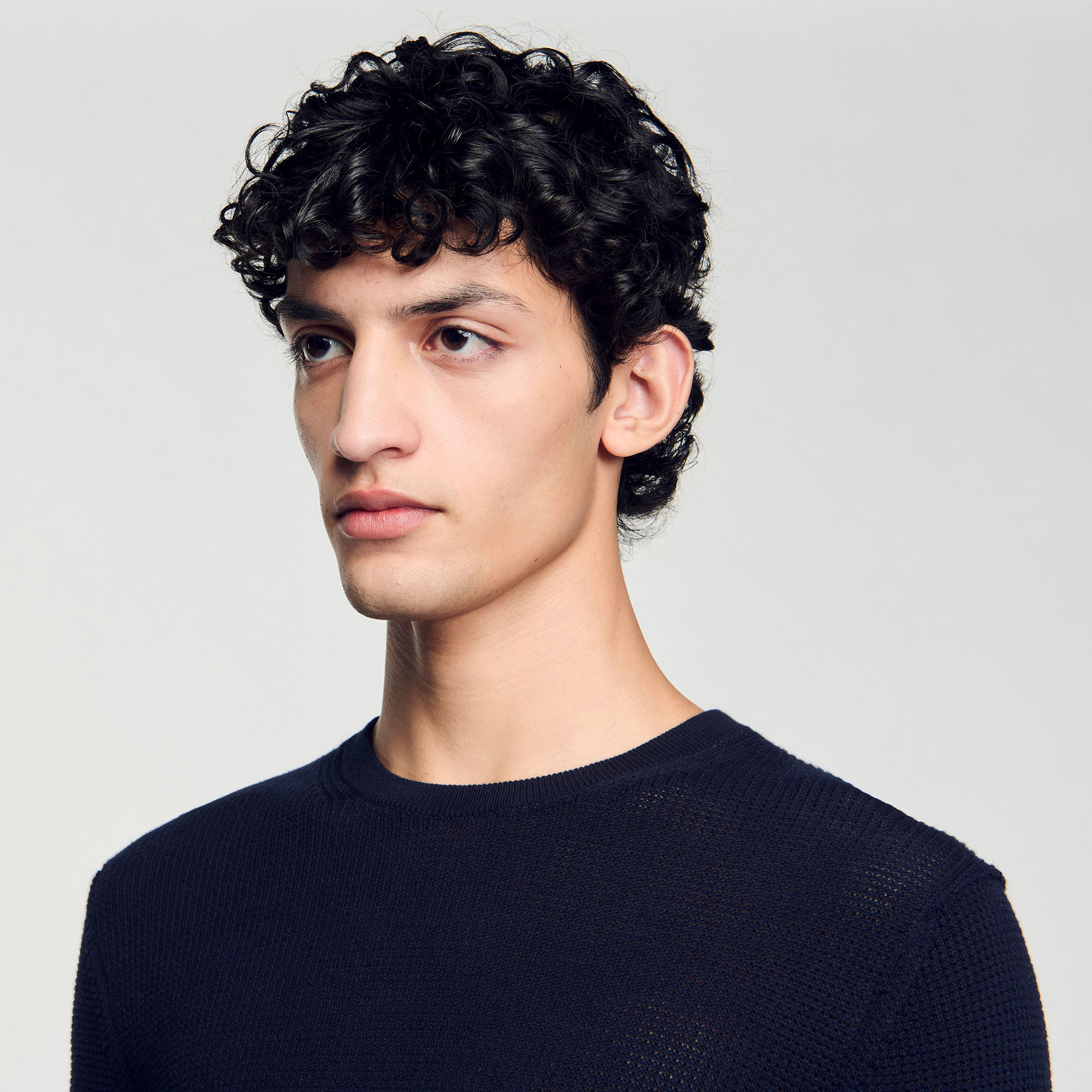 はりそん Textured Knit Jumper - Sweaters & Cardigans - Sandro-paris.com