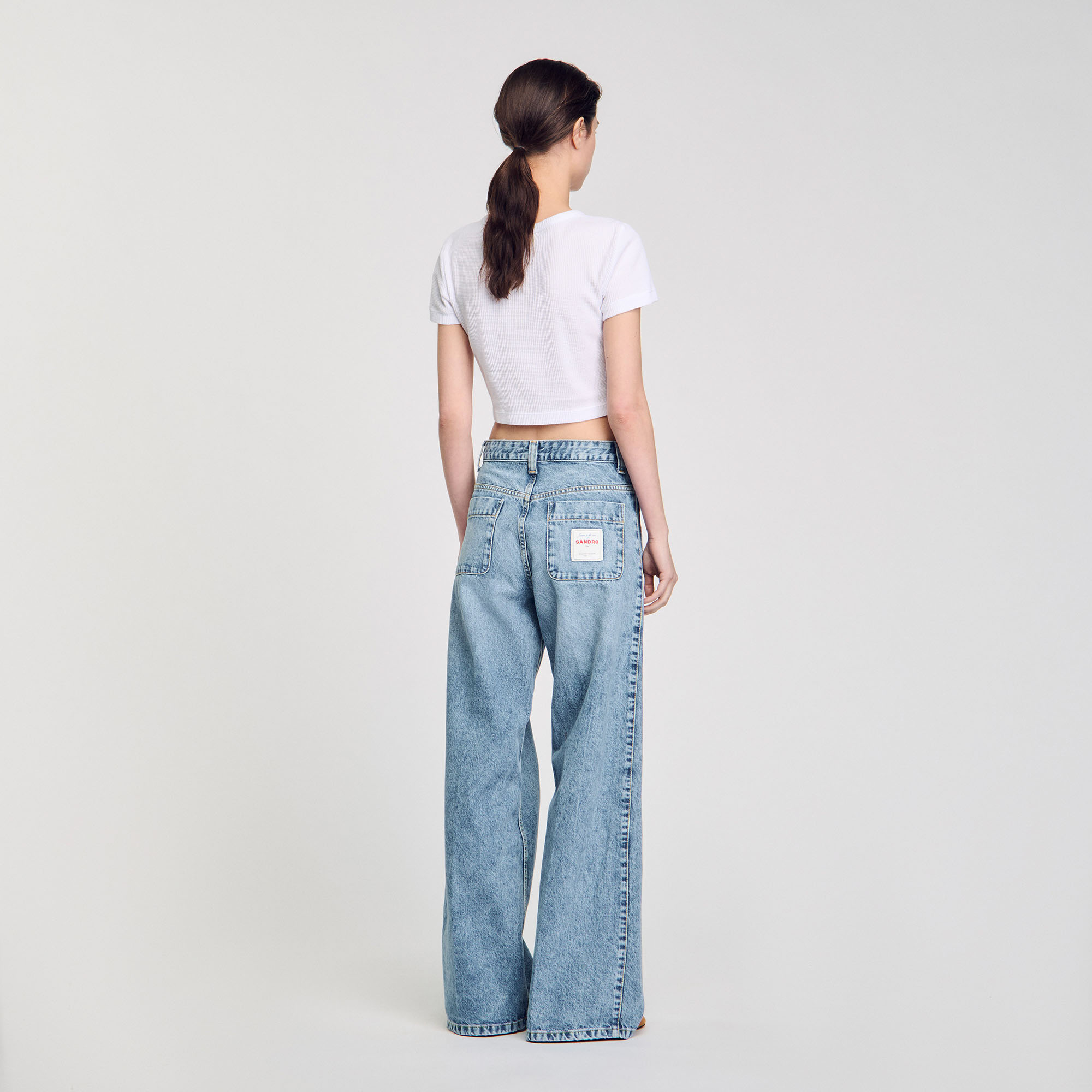 Faded Jeans - Jeans - Sandro-paris.com
