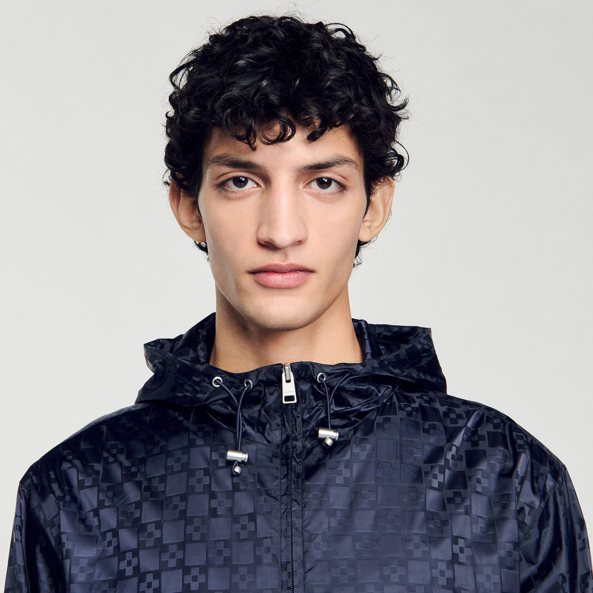 Square Cross Nylon Jacket - Jackets & Coats - Sandro-paris.com