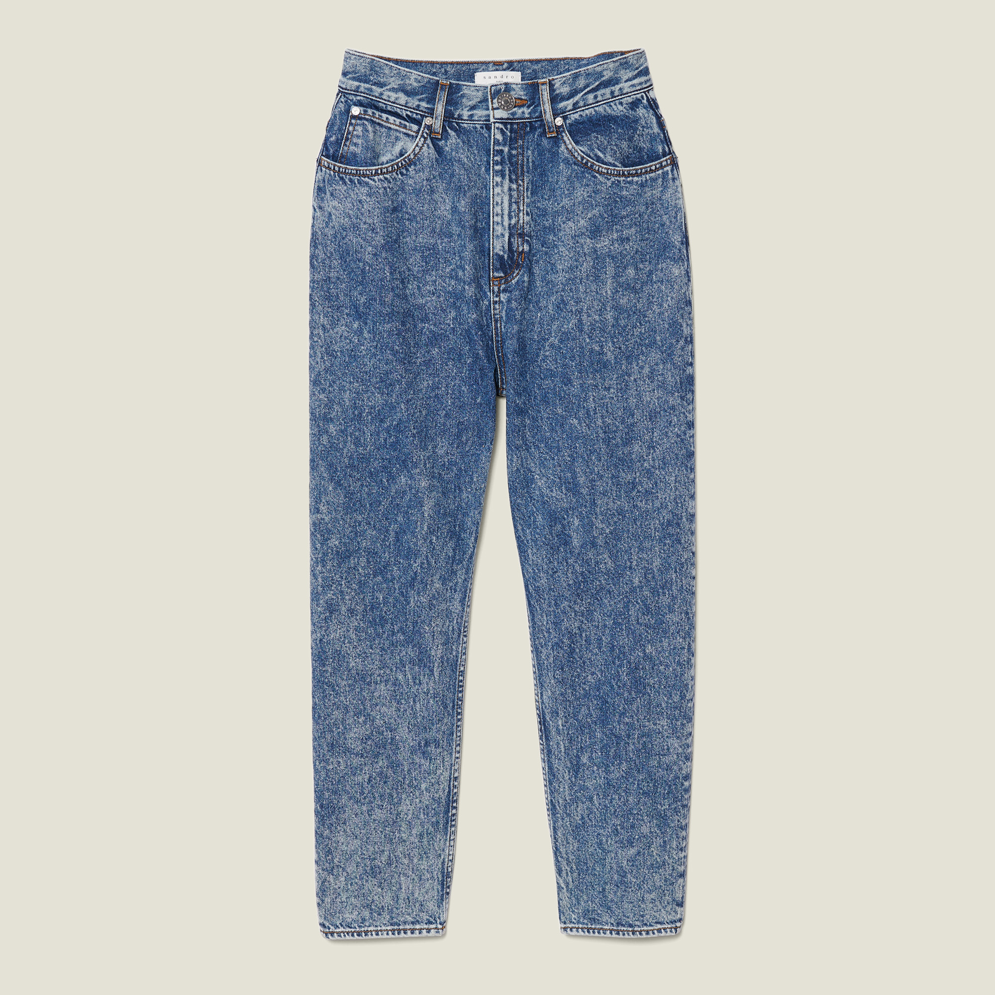 snow wash jeans